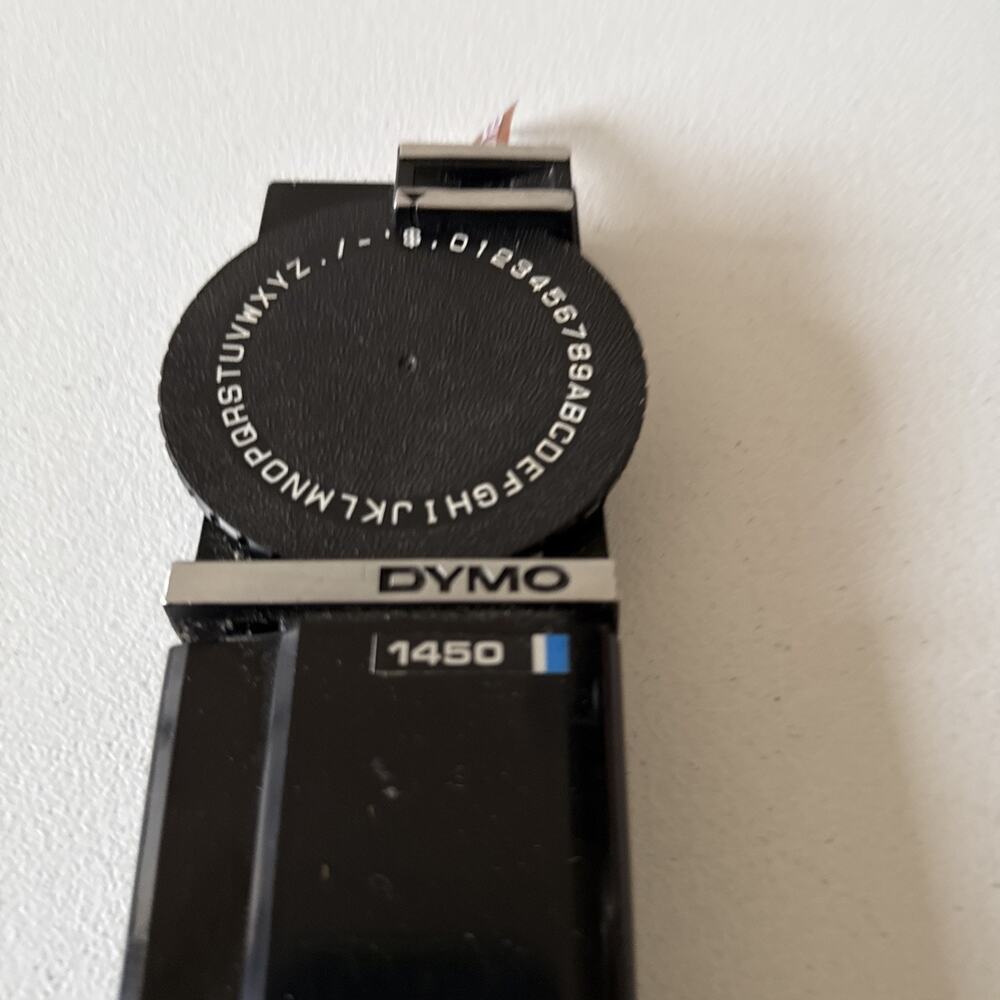 Vintage Dymo Slimline 1450 Tapewriter Label Maker Works Great